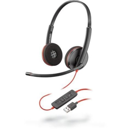 Poly Blackwire C3220 USB-A Headset - Premium Audio Quality for Professional Calls - 209745-104